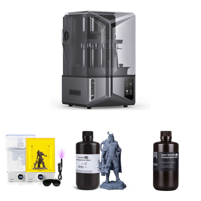 ELEGOO Saturn 4 Ultra 12K Impresora 3D Resina 150mm/h Área 8.6x4.8x8.6"