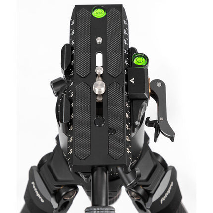 Fotopro O-10 Trípode de Fibra de Carbono con Cabezal MH-13Q 170 kg 170 cm
