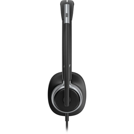 HP POLY Mission 615 Auricular Mono USB con micrófonos cancelación de ruido y estuche