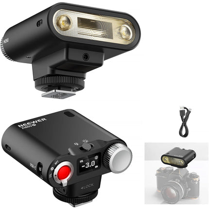 Neewer Z160U-N Mini Flash para cámara Nikon 18Ws batería 1100mAh USB-C