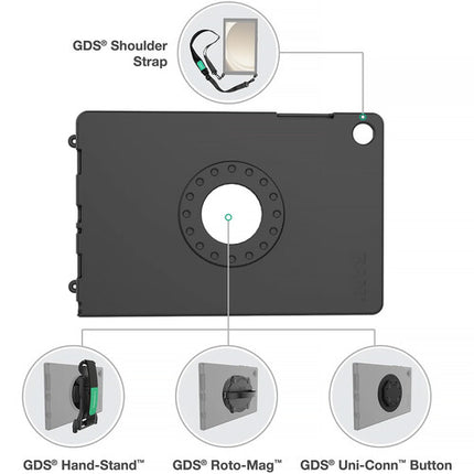 RAM Mounts RAM Skin funda para Samsung Galaxy Tab A11+ y A9+ protección militar