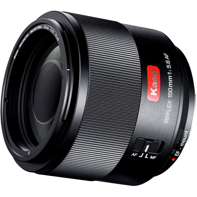 Kase 150mm f5.6 AF Reflex Objetivo para Canon EF con autofoco y apertura fija