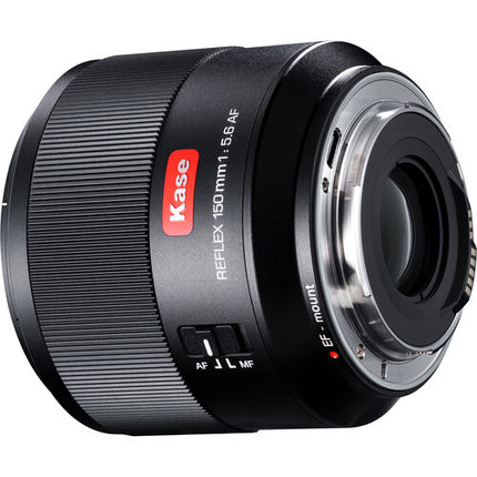 Kase 150mm f5.6 AF Reflex Objetivo para Canon EF con autofoco y apertura fija