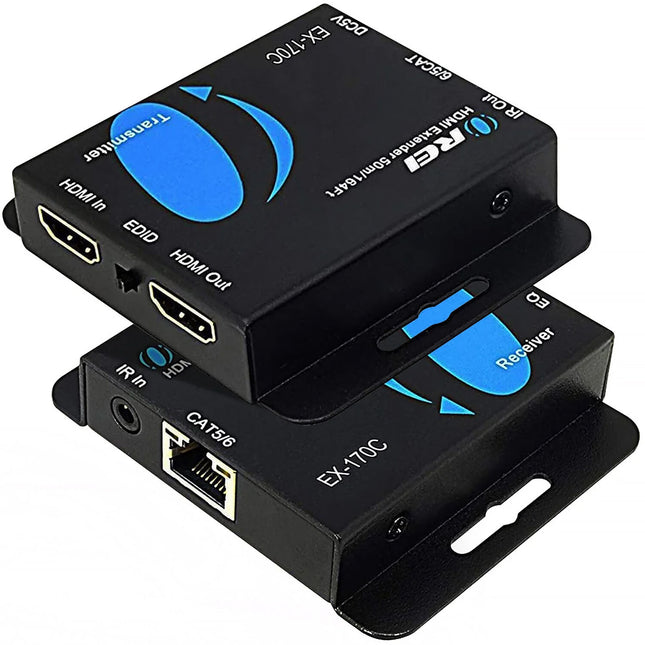 OREI Set Extensor HDMI 1080p con IR PoC y largo alcance 170 pies