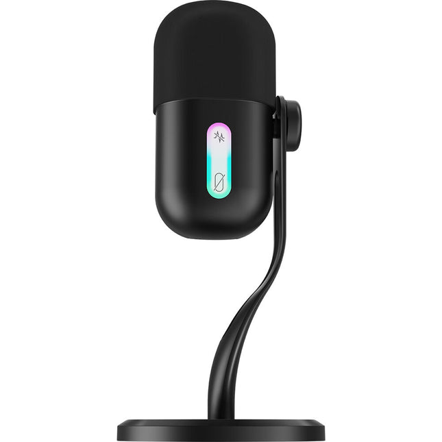 Moertek MK06 Micrófono USB Condensador Cardioide Audio 16-Bit 48kHz RGB