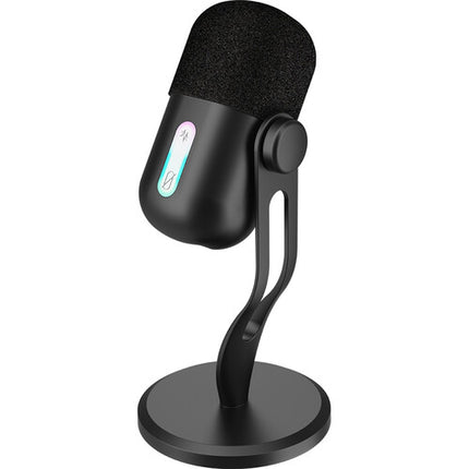 Moertek MK06 Micrófono USB Condensador Cardioide Audio 16-Bit 48kHz RGB
