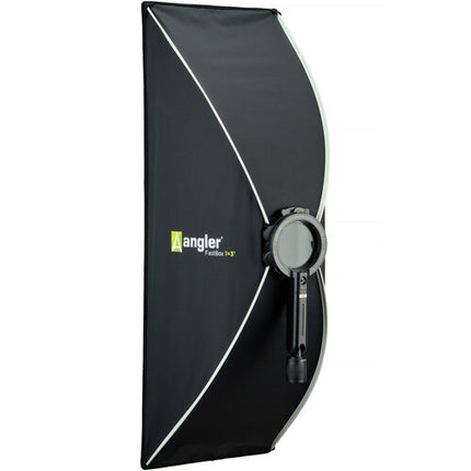Angler FastBox Strip Softbox 30x91 cm Difusores Bolsa y Adaptador