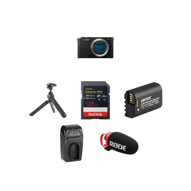 Panasonic LUMIX S9 Cámara sin Espejo 24.2MP 6K30p Kit Creación Contenido