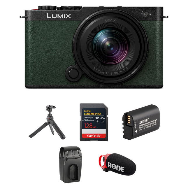 Panasonic LUMIX S9 Cámara Sin Espejo 24.2MP con Lente 18-40mm y Kit de Creación