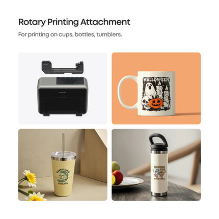 eufyMake Rotary para Impresora UV E1 Textura 3D Diámetro 3.94 Pulgadas