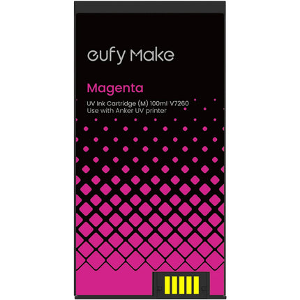 eufyMake Cartucho de Tinta UV Magenta para Impresora E1 3D 100mL