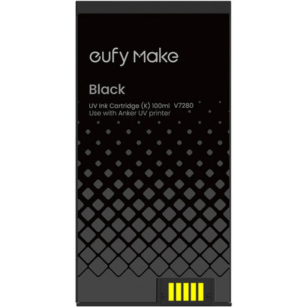 eufyMake Cartucho de Tinta UV 100mL Negro para Printer E1 3D-Texture