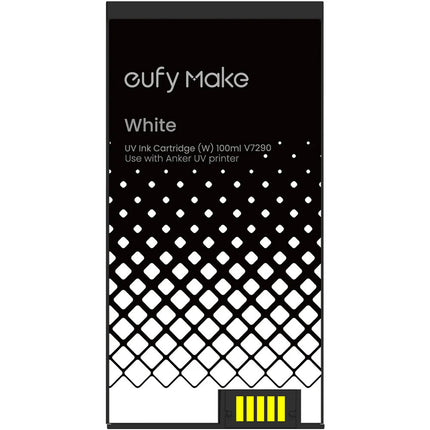 eufyMake Cartucho de Tinta UV Blanco para Impresora E1 3D-Texture 100mL