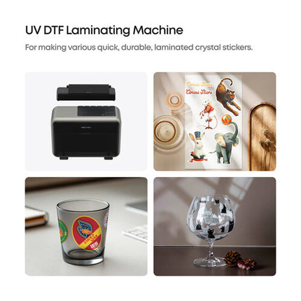 eufyMake UV DTF Laminadora para stickers con corte manual y detección automática