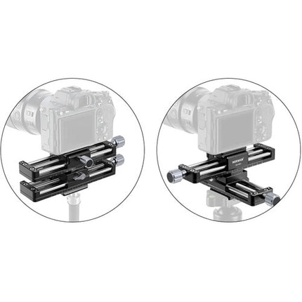 Neewer Pro 4-Way Rail de Enfoque Macro Arca Tipo 3.9" Deslizante