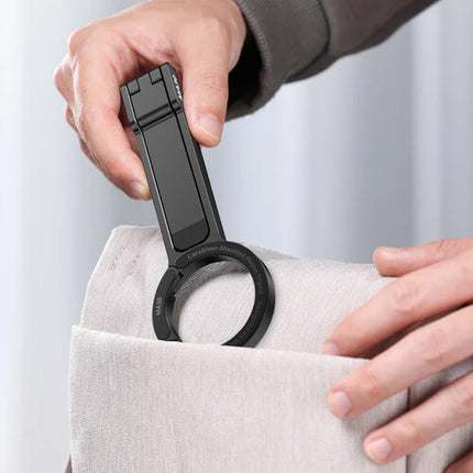 Ulanzi MA30 Trípode de teléfono móvil MagSafe con mosquetón lavanda portátil plegable