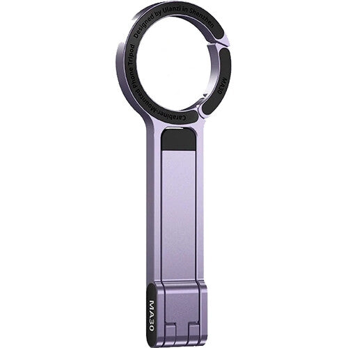 Ulanzi MA30 Trípode de teléfono móvil MagSafe con mosquetón lavanda portátil plegable