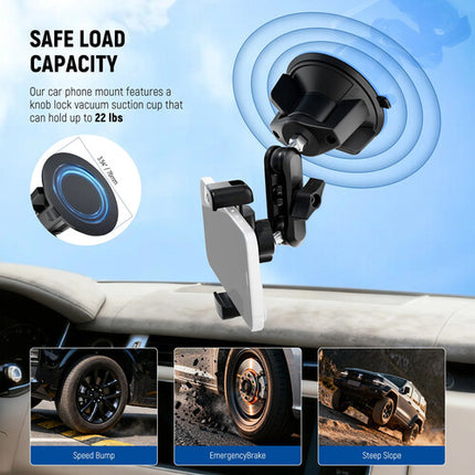 Neewer Soporte de Coche con Ventosa y Brazo Mágico 22 lb 360°