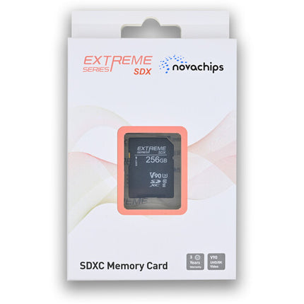 Novachips 256GB Tarjeta de Memoria SDXC UHS-II V90 280 MB/s 250 MB/s