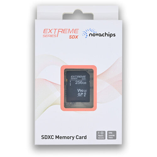 Novachips 256GB Tarjeta de Memoria SDXC UHS-II V90 280 MB/s 250 MB/s