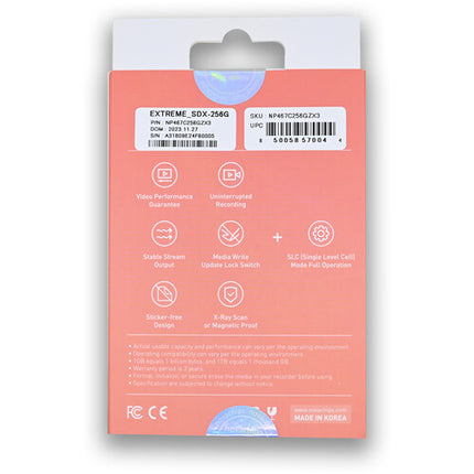 Novachips 256GB Tarjeta de Memoria SDXC UHS-II V90 280 MB/s 250 MB/s