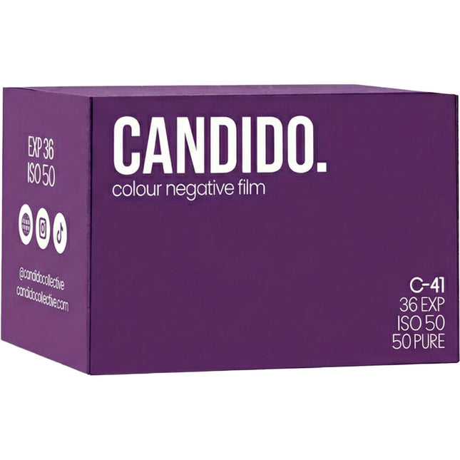 CANDIDO 50 Película negativa color 35mm 36 exposiciones ISO 50 tungsteno
