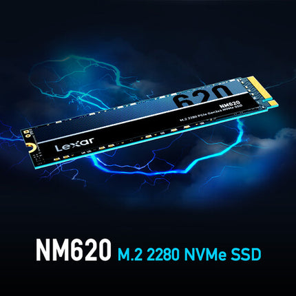 Lexar NM620 SSD Interno M.2 2280 256GB PCIe 3.0 3500MB/s Lectura 1300MB/s Escritura