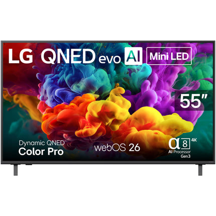 LG QNED84B QNED evo AI 55 pulgadas TV Mini-LED 4K HDR10 120 Hz Smart TV