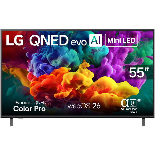 LG QNED84B QNED evo AI 55 pulgadas TV Mini-LED 4K HDR10 120 Hz Smart TV