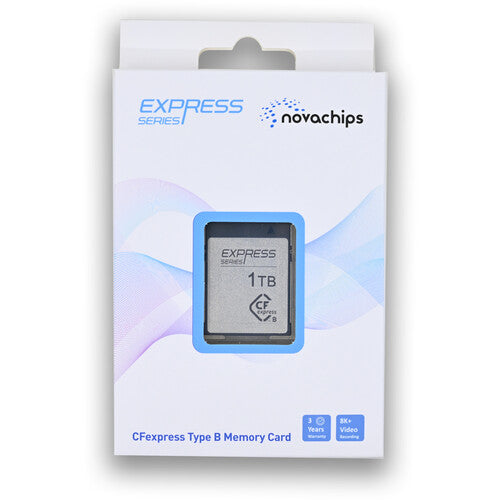 Novachips Tarjeta de Memoria CFexpress 2.0 Tipo B 1TB 1700 MB/s Lectura 1400 MB/s Escritura