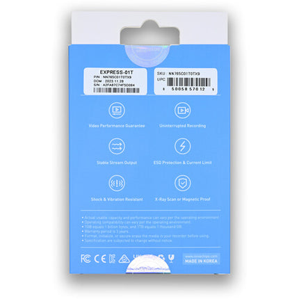 Novachips Tarjeta de Memoria CFexpress 2.0 Tipo B 1TB 1700 MB/s Lectura 1400 MB/s Escritura