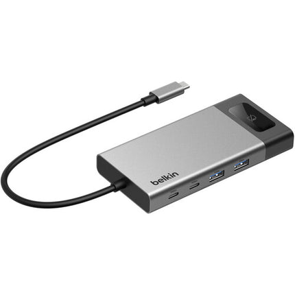 Belkin 8 Puertos Hub USB-C con 2 HDMI 4K 60Hz y 100W PD
