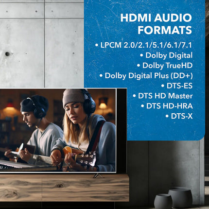OREI 8x8 Matriz Extensor HDMI 4K 230' UHD 60Hz 18Gbps HDR IR Control