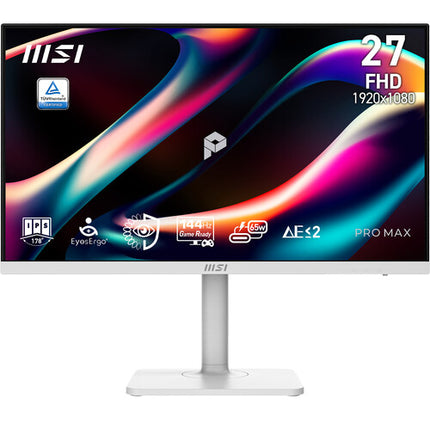 MSI PRO MAX 271PHW E14 Monitor 27" Full HD HDR 144 Hz USB-C 65W