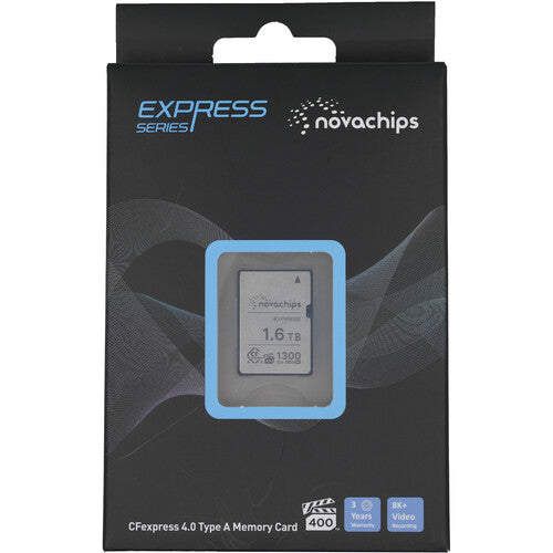 Novachips 1.6TB CFexpress 4.0 Tipo A Tarjeta de Memoria 1700 MBs Lectura 1300 MBs Escritura