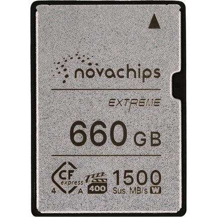 Novachips 660GB Extreme Series Tarjeta de Memoria CFexpress 4.0 Tipo A 1700 MBs lectura 1500 MBs escritura