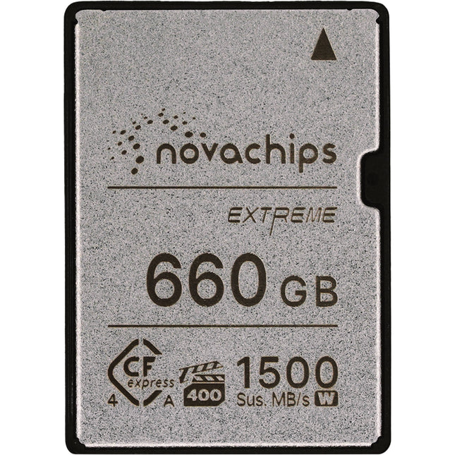 Novachips 660GB Extreme Series Tarjeta de Memoria CFexpress 4.0 Tipo A 1700 MBs lectura 1500 MBs escritura