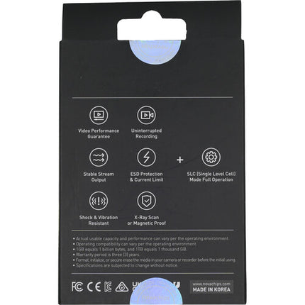 Novachips 660GB Extreme Series Tarjeta de Memoria CFexpress 4.0 Tipo A 1700 MBs lectura 1500 MBs escritura