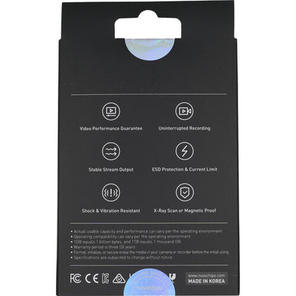 Novachips 800GB CFexpress 4.0 Tipo A Tarjeta de Memoria 1700MB/s Lectura 1200MB/s Escritura