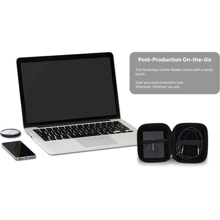 Novachips CFexpress Type B y UHS-II Lector de Tarjetas USB-C 800 MB/s 280 MB/s