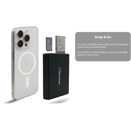 Novachips CFexpress Type B y UHS-II Lector de Tarjetas USB-C 800 MB/s 280 MB/s