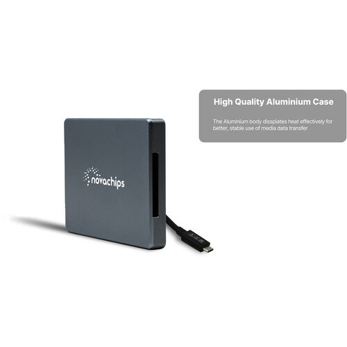 Novachips CFexpress 4.0 Type A Lector de Tarjetas USB-C 1600 MB/s Metal