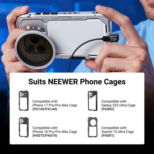 Neewer PS017 Adaptador USB-C 180 Grados 240W Carga Rápida 8K