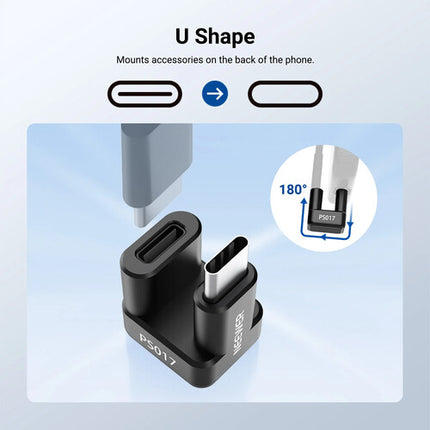 Neewer PS017 Adaptador USB-C 180 Grados 240W Carga Rápida 8K