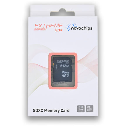 Novachips 512GB Extreme Tarjeta de Memoria SDXC UHS-II 280MBs