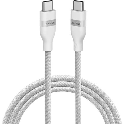 Anker Cable USB-C Trenzado 240W 1.8m Blanco Transferencia Poder