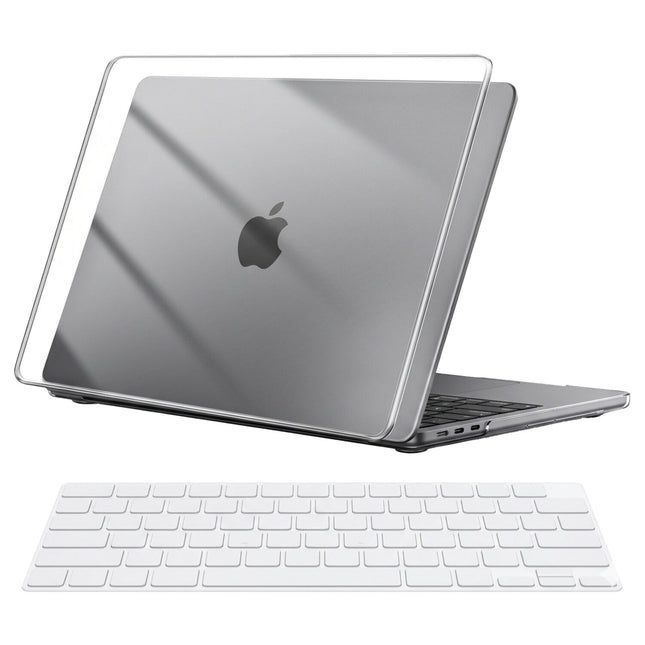 TechProtectus Funda rígida para MacBook Neo 13" transparente 1.2mm con cubierta de teclado