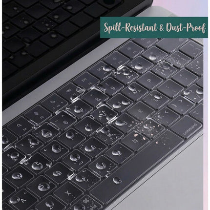 TechProtectus Funda rígida para MacBook Neo 13" transparente 1.2mm con cubierta de teclado