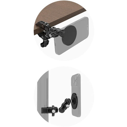 Neewer PA150 Soporte Magnético para Teléfono con Abrazadera 2 Pulgadas y Rotación 360°