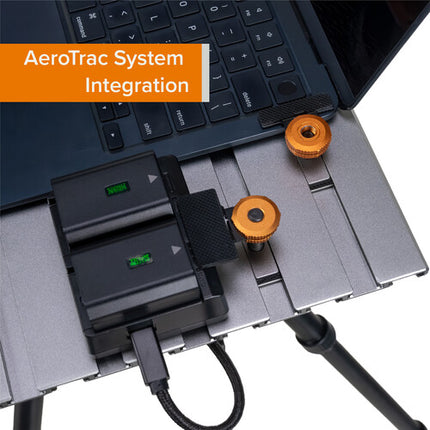 Tether Tools AeroTrac Tech Clamps XL Pack de 2 para sistema AeroTrac aluminio resistente grasp doble 1.3 pulgadas